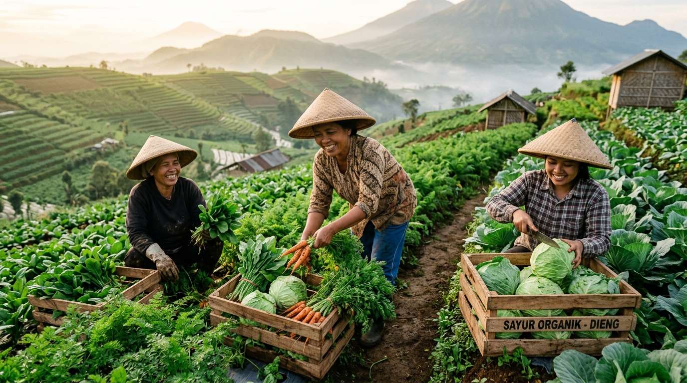 Panen Raya & Pasokan Sayur Segar Kemitraan Petani Lokal